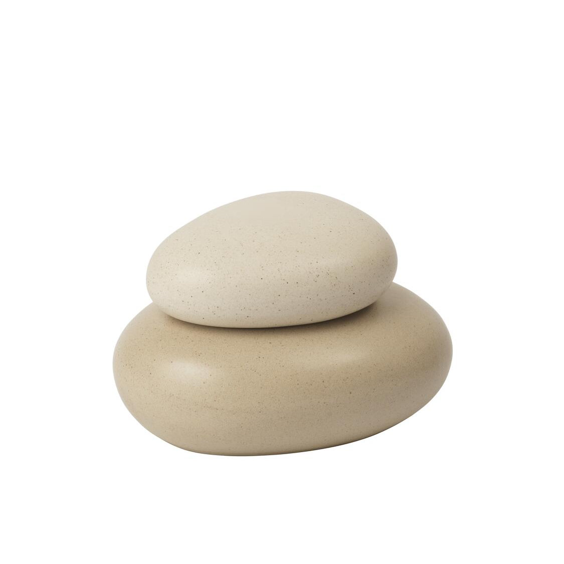 Pebble æske, Medium - Sand/Cream